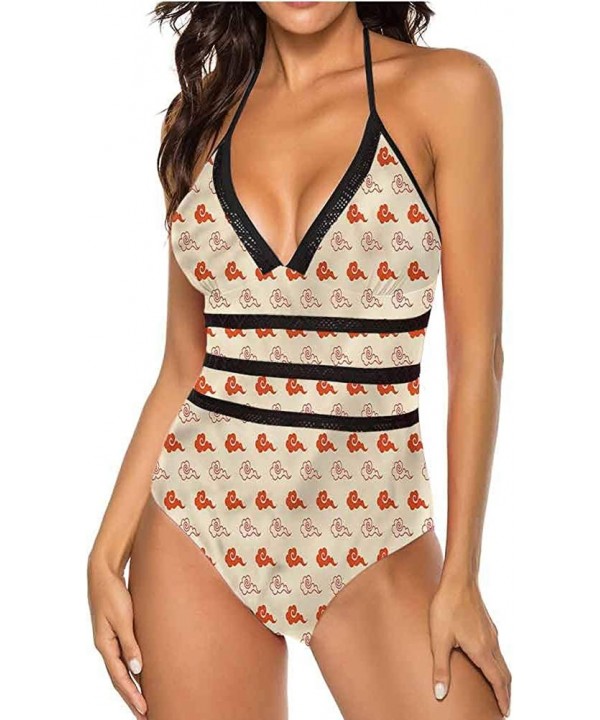 Women's Bikini Set Women's Sexy Halter Swimsuit Great for Lounging Pool Side - Multi - 30 - CW19E777HNC $31.66-Bottoms