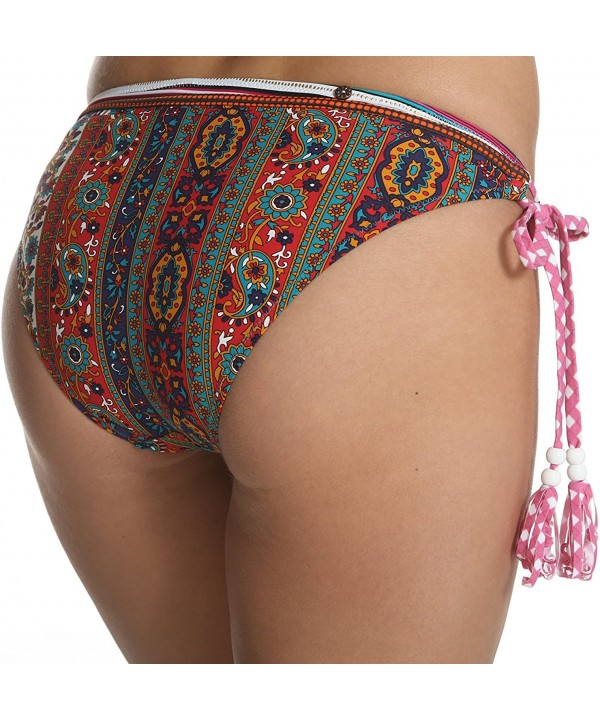 Kokua Side Tie Bikini Bottom - Old World - C718SN5TSNT $29.01-Bottoms