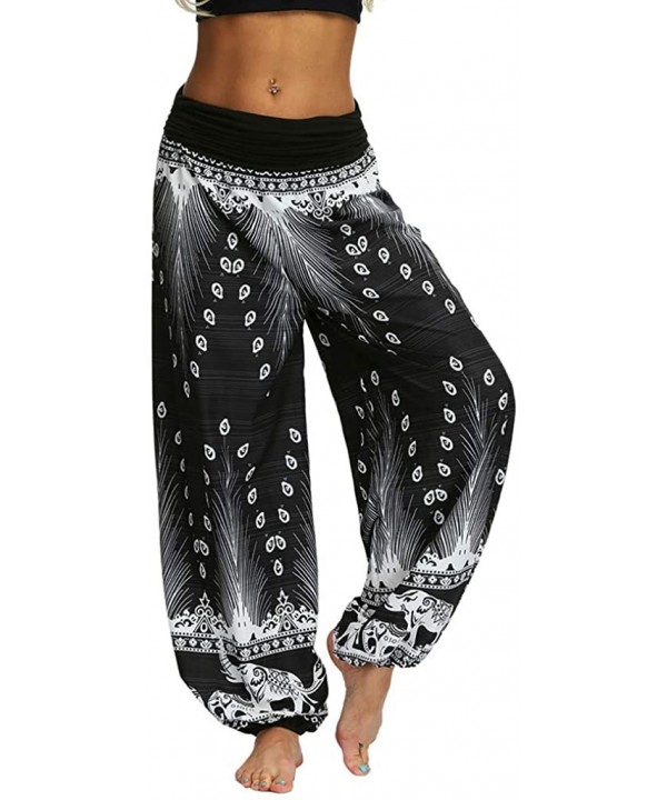 Men Women Modal Soft Yoga Sports Dance Harem Pants Casual Loose Hippy Yoga Trousers Baggy Boho Aladdin Pants White - C618T3TG...