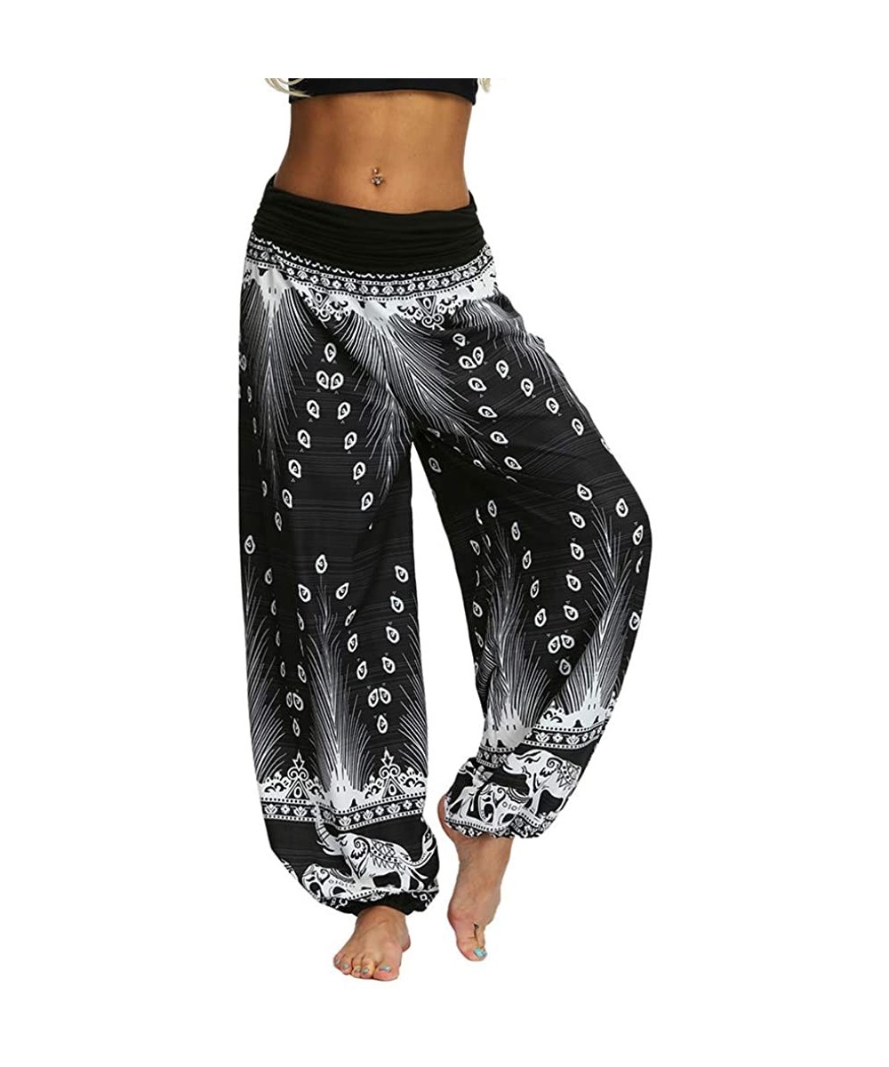 Men Women Modal Soft Yoga Sports Dance Harem Pants Casual Loose Hippy Yoga Trousers Baggy Boho Aladdin Pants White - C618T3TG...