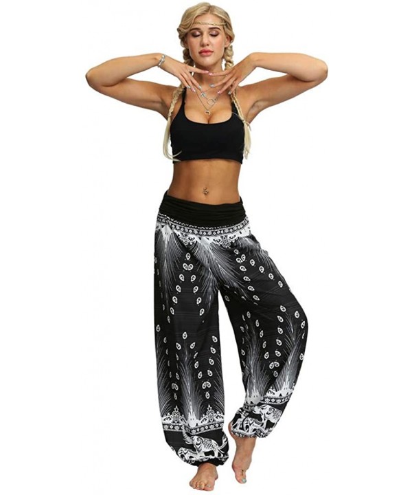 Men Women Modal Soft Yoga Sports Dance Harem Pants Casual Loose Hippy Yoga Trousers Baggy Boho Aladdin Pants White - C618T3TG...