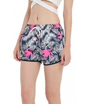 Cartoon Sharks Swimming Women's Board Shorts Beachshort Swim Slim Trunks with Side Pockets - Angry Cute Tigers - C9190U70326 ...