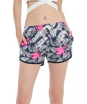 Cartoon Sharks Swimming Women's Board Shorts Beachshort Swim Slim Trunks with Side Pockets - Angry Cute Tigers - C9190U70326 ...