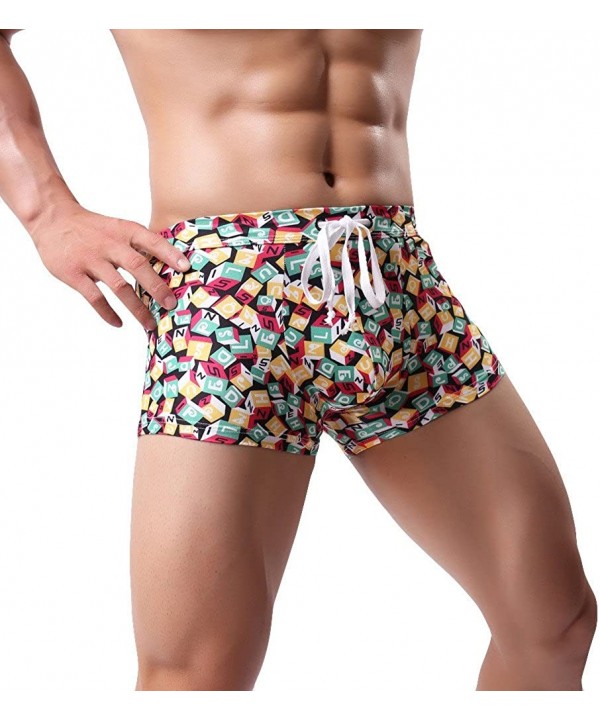 Mens Swim Trunks by Balakie- Printing Beachwear Surfing Boardshorts A-331 - Multi Color - CG18OKLAOQU $10.50-Board Shorts