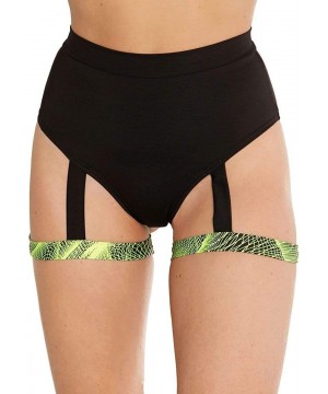 High Waisted Strappy Booty Shorts - Break the Matrix - C8193XOU895 $25.69-Tankinis