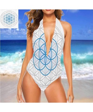 Swimwear Bikinis Outline Drawing Jungle and Fully Functional - Multi 21 - C219CAO6ANE $33.05-Cover-Ups