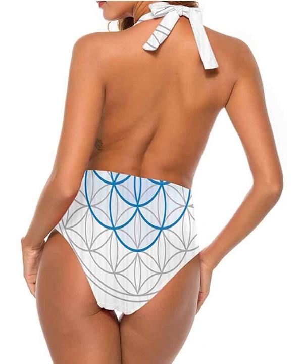 Swimwear Bikinis Outline Drawing Jungle and Fully Functional - Multi 21 - C219CAO6ANE $33.05-Cover-Ups