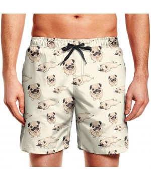 Men's Puppy Dog Beach Shorts Surfing Water Sport Casual Sport Boardshorts - Puppy Dog - CR18KGU95XK $30.75-Board Shorts