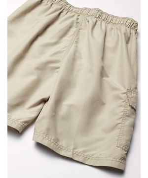 Men's Havana Swim Trunks (Regular & Extended Sizes) - Havana Khaki - CM12NH9N3BJ $12.87-Trunks