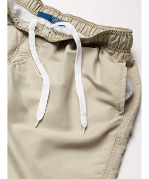 Men's Havana Swim Trunks (Regular & Extended Sizes) - Havana Khaki - CM12NH9N3BJ $12.87-Trunks