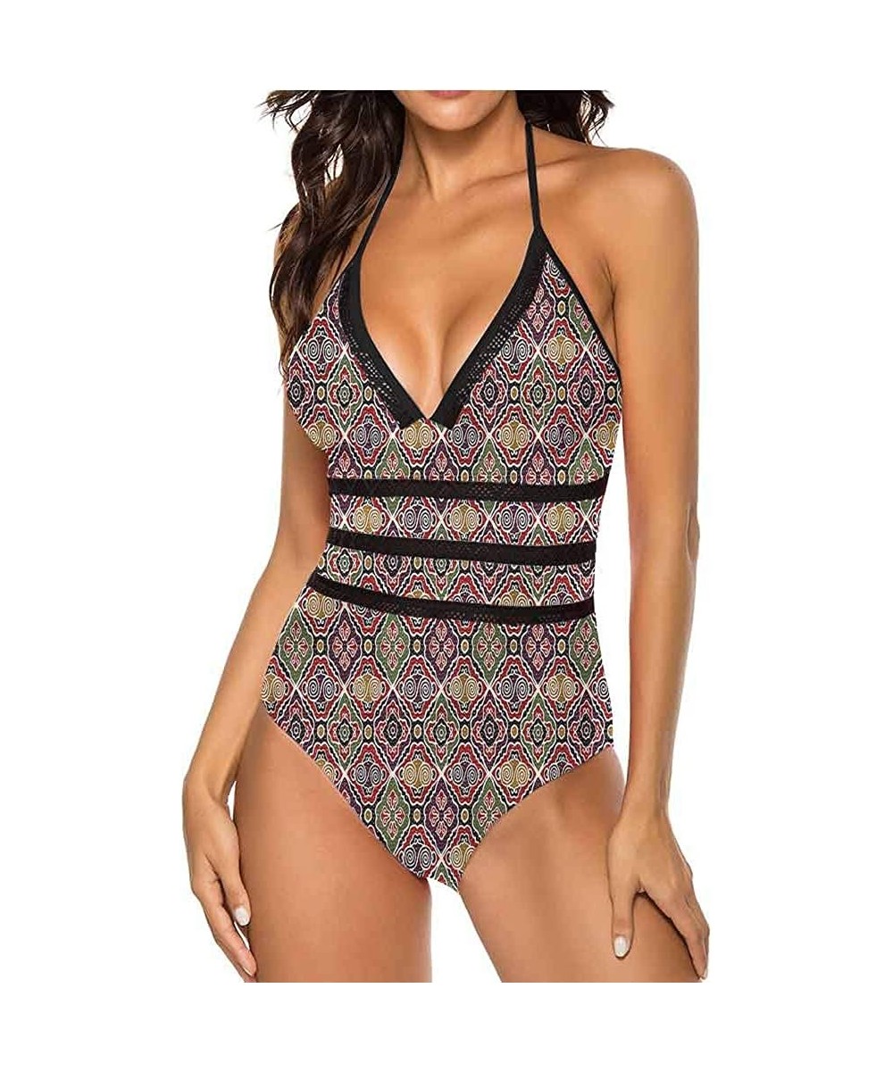 Women's Bikini Set Women's Sexy Halter Swimsuit Great for Lounging Pool Side - Multi - 29 - CM19DLRA6EZ $31.65-Bottoms