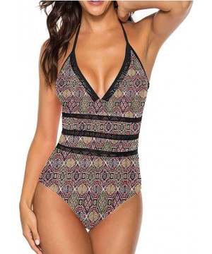 Women's Bikini Set Women's Sexy Halter Swimsuit Great for Lounging Pool Side - Multi - 29 - CM19DLRA6EZ $31.65-Bottoms