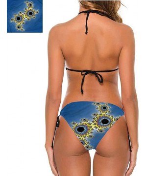 Women's Bathing Suits Fractal- Eye Symbol Art for Bridal Wedding Gift - Multi 06-two-piece Swimsuit - CY19E7DUZKS $27.83-Bottoms