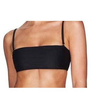 Women's Mermaid Bandeau Push Up Bikini top Bikini Swimwear(FBA) - Black - C1187A90ZR0 $14.57-Tops