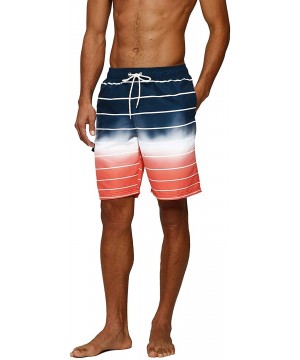 Men's Board Shorts Quick Dry Swim Trunks with Mesh Lining - A Pink - CA18RWZ6ED6 $15.12-Board Shorts