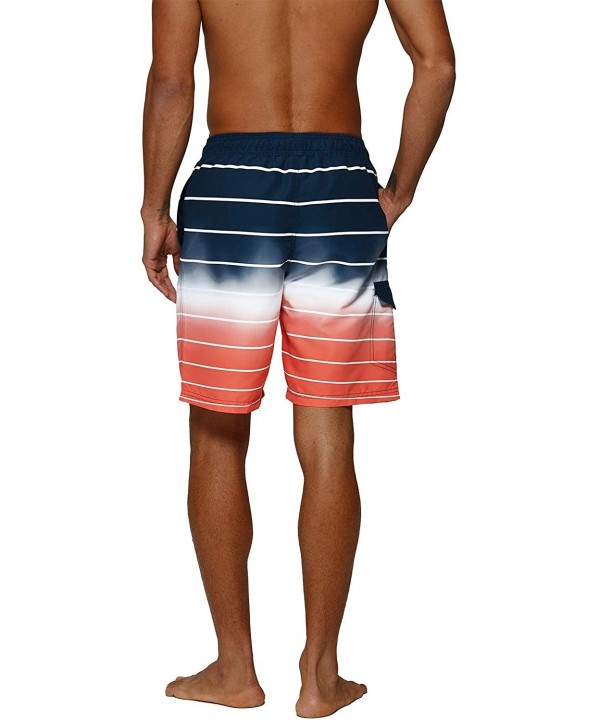 Men's Board Shorts Quick Dry Swim Trunks with Mesh Lining - A Pink - CA18RWZ6ED6 $15.12-Board Shorts