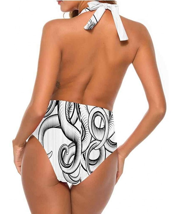 Athletic Training Bathing Suit Sketch Jungle Great Fashion Piece - Multi 08 - CV19D30ZXYQ $49.54-Tops