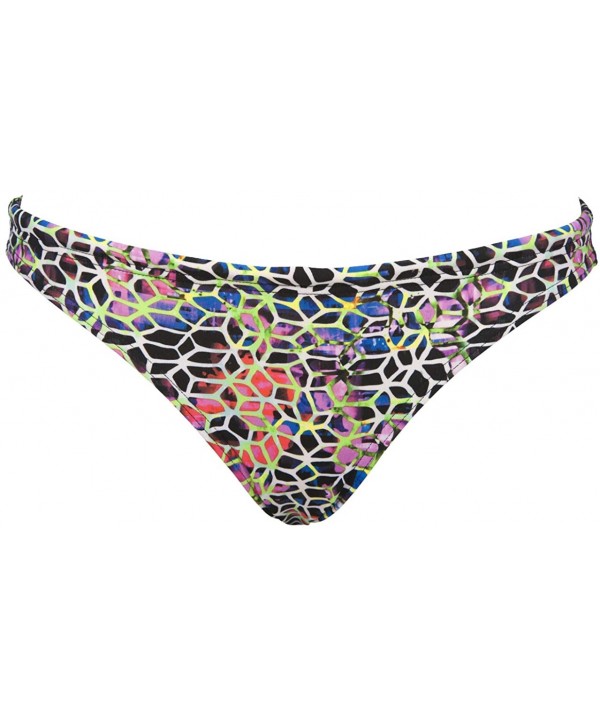 Womens Rulebreaker Real Bikini Bottom - Black Multi-yellow Star - CK18CKLQA43 $12.89-Bottoms