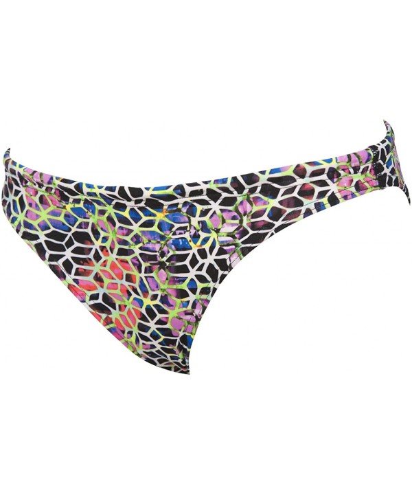 Womens Rulebreaker Real Bikini Bottom - Black Multi-yellow Star - CK18CKLQA43 $12.89-Bottoms