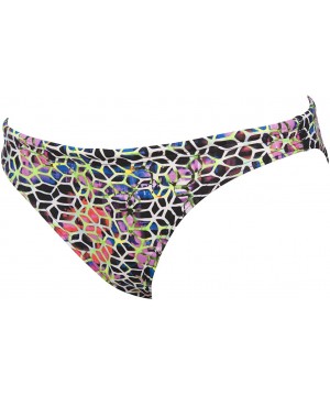 Womens Rulebreaker Real Bikini Bottom - Black Multi-yellow Star - CK18CKLQA43 $12.89-Bottoms