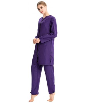 Women Muslim Bathing Suit with Cap Muslim Islamic Burkini Swimwear Swimsuit CapsA - CG18SHKMNKA $37.74-One-Pieces