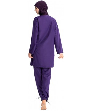 Women Muslim Bathing Suit with Cap Muslim Islamic Burkini Swimwear Swimsuit CapsA - CG18SHKMNKA $37.74-One-Pieces