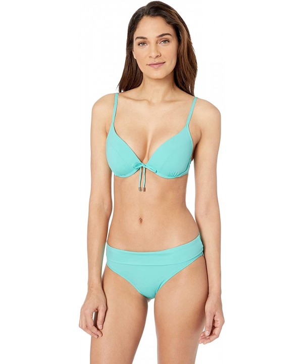 Women's Stella Molded Cup Underwire Bikini Top Swimsuit - So Soft Cielo - CY18I05TR9S $33.28-Tops