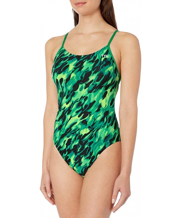 Womens Draco Cutoutfit - Green - CG18RE7RAQM $12.72-Racing