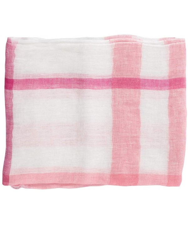 Womens Lightweight Fashion Scarves Colorful Print Large Thin Scarf Shawl Head Scarf Wrap - 12 Pink/White Plaid - CB18S0ZUA3U ...