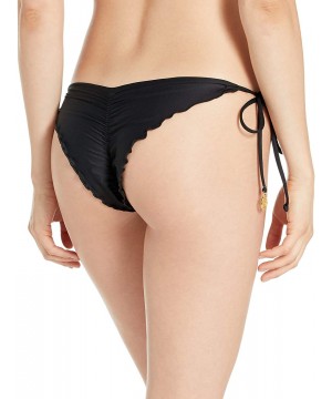 Black BULERIA Ruched Brazilian TIE Side Bottom - C518HUMN3Q5 $27.03-Tankinis