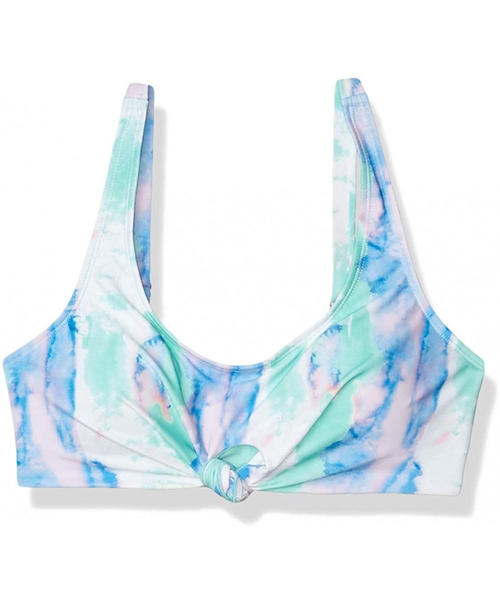 Women's Knotted Bralette Top - White - CF18Y2MZOTO $12.74-Tops