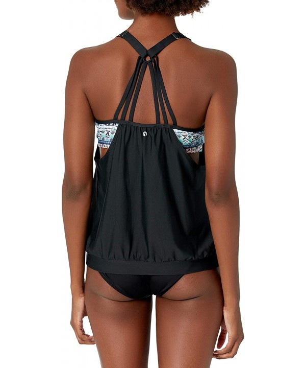 Women's Double Up Swimsuit Tankini Top - Daylight Daze Multi - C618XAR9U30 $37.92-Tankinis