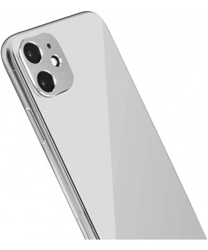 for iPhone 11 Back Camera Metal Lens Screen Protector Case Ring Cover - Silver - C018ZY599IM $6.76-Tankinis