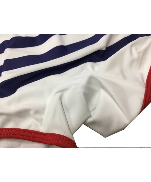 Mens Swimsuit Stripe Boxer Swimming Trunks Briefs Beach Shorts Swimwear Sport Underwear for Men - White - CS18UDMRQO6 $11.40-...