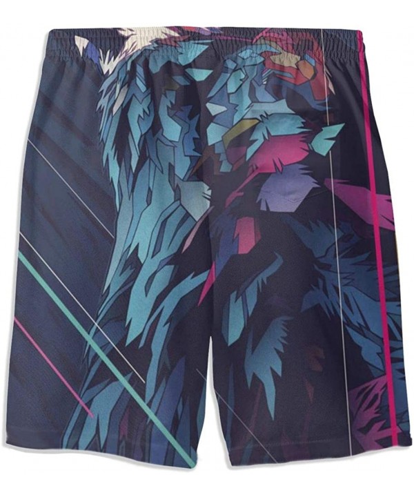 Men's Beach Shorts Floral Colorful Dandelions Print Swim Trunks - Style05 - C418G56U36H $25.84-Board Shorts