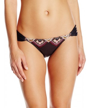 Women's San Sebastian Embroidered Bikini Bottom - Multi - CW11R3BUDAR $26.70-Bottoms