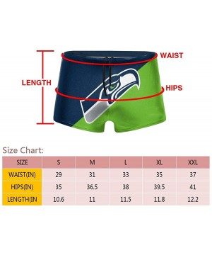 Football Team Men's Swimwear Basic Swimsuits Board Swimming Surf Boxer Trunks Shorts - Seattle Seahawks - C8190TTS5NZ $26.67-...