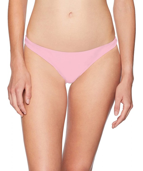 Women's Skimpy Hipster Bikini Swimsuit Bottom - Pink//Solids - CC18K2I3KAM $12.93-Tankinis