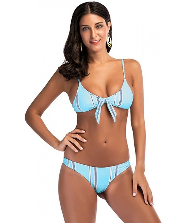 Bathing Suit Swimwear Swim Set Two Piece Swimsuit Bikini Bodysuit Women - Blue* - CY18DDKGA5A $16.69-Sets