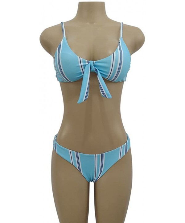 Bathing Suit Swimwear Swim Set Two Piece Swimsuit Bikini Bodysuit Women - Blue* - CY18DDKGA5A $16.69-Sets