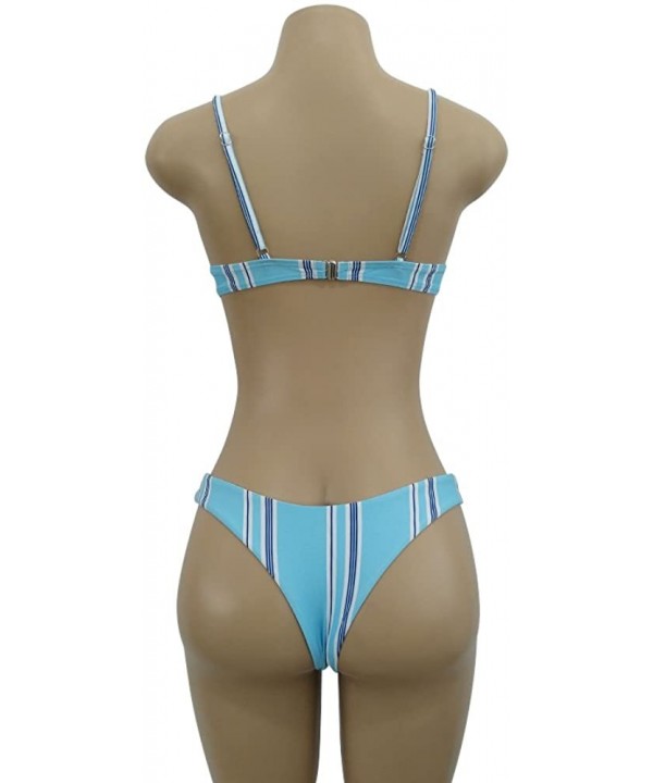 Bathing Suit Swimwear Swim Set Two Piece Swimsuit Bikini Bodysuit Women - Blue* - CY18DDKGA5A $16.69-Sets