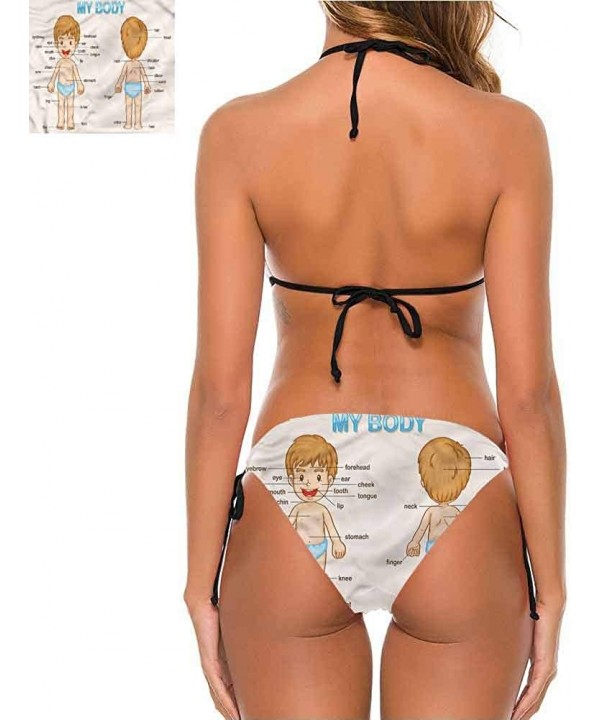 Two Piece Swimsuits Educational- Parts of The Body Complexion - Multi 01-two-piece Swimsuit - C319E7LI4KT $26.82-Bottoms