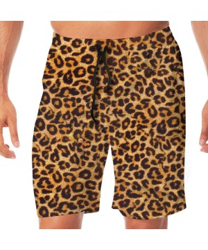 Yellow Rubber Duck Bathing Suit Swim Trunks Quick Dry Beach Shorts for Beach - Animal Leopard Print - C719C5RKR0Q $21.10-Boar...