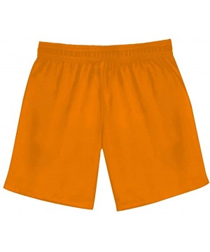 Swim Trunks Men Short Funny Quick Dry Swim Shorts Summer Casual Swimwear Sports Pants with Pockets - Orange - C619DHSIT3R $17...