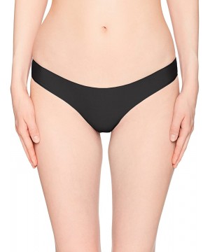 Women's Classic Surf Bare Coverage Bikini Bottom Swim Suit - Black - C212NH2QYRS $31.14-Tankinis