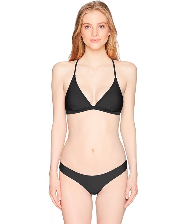 Women's Classic Surf Bare Coverage Bikini Bottom Swim Suit - Black - C212NH2QYRS $31.14-Tankinis