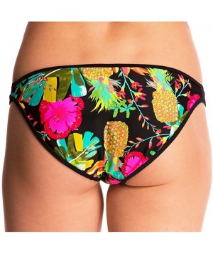 Women's Akela Flirty Surf Rider Bikini Bottom - Black - CE12DOQA7RN $41.96-Bottoms