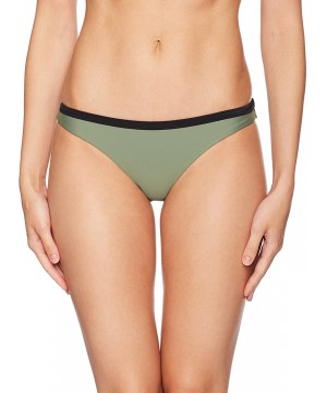 Women's Mirage Essentials Block Out Reversible Bikini Bottom - Army - CK183L7E93N $35.31-Bottoms