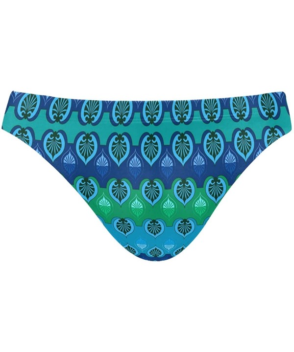 Mens Swim Bikini Briefs Pole Dance Swimwear Surf Shorts Trunks - Moroccan Tile - CF18X93G8I2 $29.80-Briefs