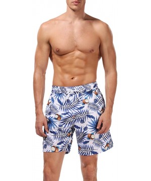 Couple Swimsuits Women Men Matching Swim Trunk 2 Pack - Men1 - CP190DM5DS8 $19.68-Trunks